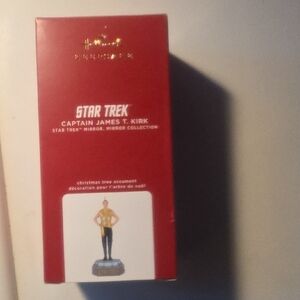 Classic Hallmark Keepsake Star Trek Ornament - Red and Gold Box